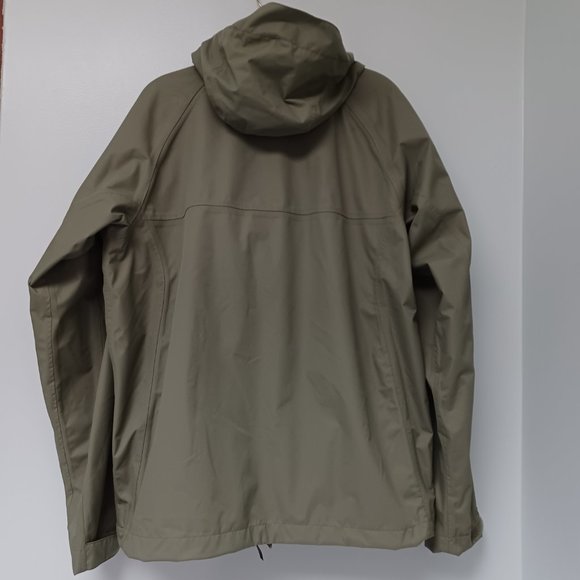 SOLD!--Quechua Decathlon Ebay Logo Rain Jacket, Olive Green, Men's Small - Picture 7 of 14